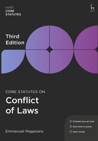 Enlarge image Cover: Core Statutes on Conflict of Laws - Hart Publishing