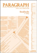 Cover: Paragraph - Strafrecht - Manz