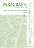 Cover: Paragraph - Arbeitsrecht und Sozialrecht - Manz