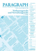 Cover: Paragraph - Verfassungs- und Verwaltungsrecht - Manz