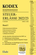 Cover: KODEX Steuer-Erl&auml;sse 2022/23, Band I - Linde