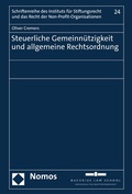 Cover: Steuerliche Gemeinn&uuml;tzigkeit und allgemeine Rechtsordnung - Nomos