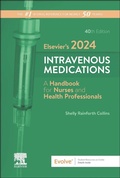 Cover: Elsevier's 2024 Intravenous Medications - Churchill Livingstone