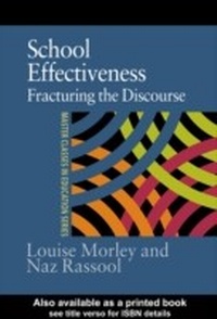 Enlarge image Cover: School Effectiveness - Routledge