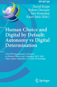 Abbildung von: Human Choice and Digital by Default: Autonomy vs Digital Determination - Springer