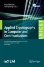 Cover: Applied Cryptography in Computer and Communications - Springer
