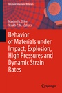 Cover: Behavior of Materials under Impact, Explosion, High Pressures and Dynamic Strain Rates - Springer