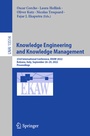Cover: Knowledge Engineering and Knowledge Management - Springer