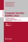 Cover: Computer Security - ESORICS 2022 - Springer