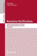 Cover: Runtime Verification - Springer