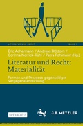 Cover: Literatur und Recht: Materialit&auml;t - J.B. Metzler