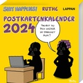 Cover: Shit happens! Postkartenkalender 2024 - Lappan