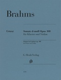 Cover: Johannes Brahms - Violinsonate d-moll op. 108 - Henle, G&uuml;nter