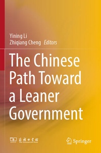 Enlarge image Cover: The Chinese Path Toward a Leaner Government - Springer