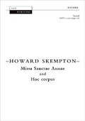 Cover: Missa Sanctae Annae and Hoc Corpus - Oxford University Press