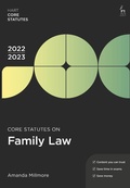 Bild: Core Statutes on Family Law 2022-23 - Hart Publishing