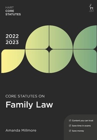Bild: Core Statutes on Family Law 2022-23 - Hart Publishing