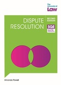Cover: SQE - Dispute Resolution 2e - The University of Law Publishing Limited