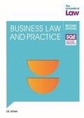 Cover: SQE - Business Law and Practice 2e - The University of Law Publishing Limited