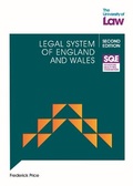 Cover: SQE - Legal System of England and Wales 2e - The University of Law Publishing Limited
