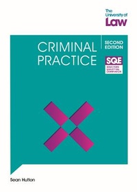 Enlarge image Cover: SQE - Criminal Practice 2e - The University of Law Publishing Limited