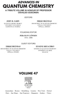 Cover: Advances in Quantum Chemistry - Academic Press