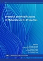 Cover: Synthesis and Modifications of Materials and its Properties - Trans Tech Publications Ltd