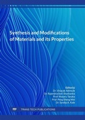 Cover: Synthesis and Modifications of Materials and its Properties - Trans Tech Publications Ltd