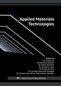 Cover: Applied Materials Technologies - Trans Tech Publications Ltd