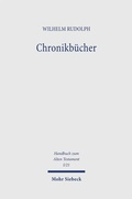 Cover: Chronikb&uuml;cher - Mohr Siebeck