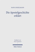 Cover: Die Apostelgeschichte erkl&auml;rt - Mohr Siebeck