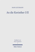 Cover: An die Korinther I/II - Mohr Siebeck