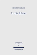 Cover: An die R&ouml;mer - Mohr Siebeck
