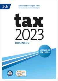 Abbildung von: tax 2023 Business - BUHL-DATA-SERVICE