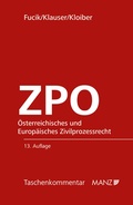 Abbildung von: Österreichisches und Europäisches Zivilprozessrecht - ZPO - Manz