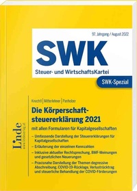 Abbildung von: SWK-Spezial Die Körperschaftsteuererklärung 2021 - Linde