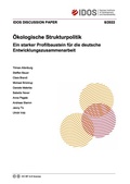 Cover: &Ouml;kologische Strukturpolitik - German Institute of Development and Sustainability (IDOS) gGmbH