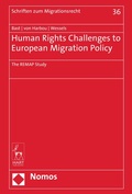 Cover: Human Rights Challenges to European Migration Policy - Nomos/Hart