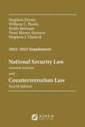 Cover: National Security Law and Counterterrorism Law 2022-2023 Supplement - Aspen Publishing