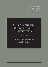Abbildung von: Contemporary Remedies and Restitution - West Academic Press