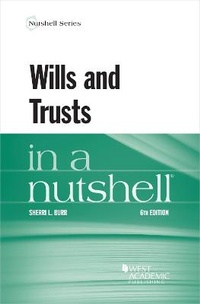 Abbildung von: Wills and Trusts in a Nutshell - West Academic Press