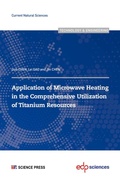 Cover: Application of Microwave Heating in the Comprehensive Utilization of Titanium Resources - EDP sciences