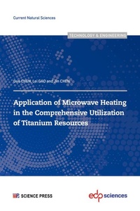 Enlarge image Cover: Application of Microwave Heating in the Comprehensive Utilization of Titanium Resources - EDP sciences