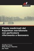 Cover: Piante medicinali del Rajasthan meridionale con particolare riferimento a Banswara - Edizioni Sapienza