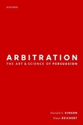 Cover: Arbitration: the Art & Science of Persuasion - OUP eBook