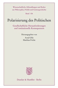 Abbildung von: Polarisierung des Politischen. - Duncker & Humblot