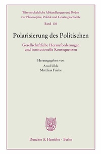 Abbildung von: Polarisierung des Politischen. - Duncker & Humblot