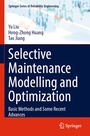 Cover: Selective Maintenance Modelling and Optimization - Springer