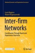 Cover: Inter-firm Networks - Springer