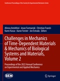 Cover: Challenges in Mechanics of Time-Dependent Materials & Mechanics of Biological Systems and Materials, Volume 2 - Springer